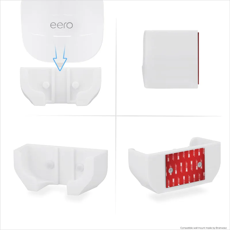 Wandhalterung kompatibel mit EERO Pro 6 und EERO Pro 6E Mesh-WLAN-Router, reduziert Interferenzen und Unordnung