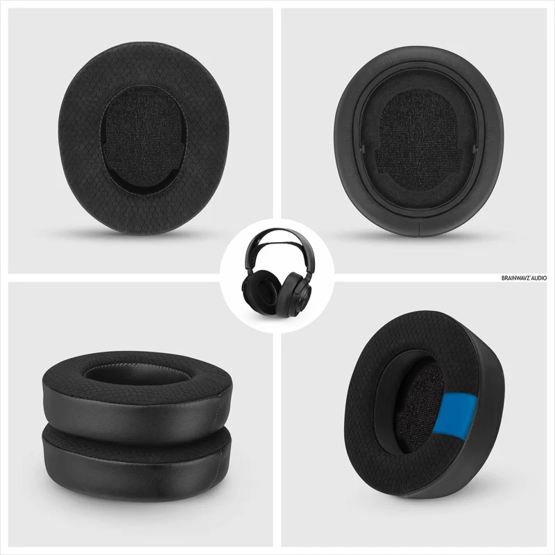 Pad Telinga Steelseries Arctis Nova Pro Tanpa Wayar, Omni & Elite - Gel Hibrid & Busa Memori untuk Ketebalan, Ketahanan & Pengasingan Bunyi yang Lebih Baik