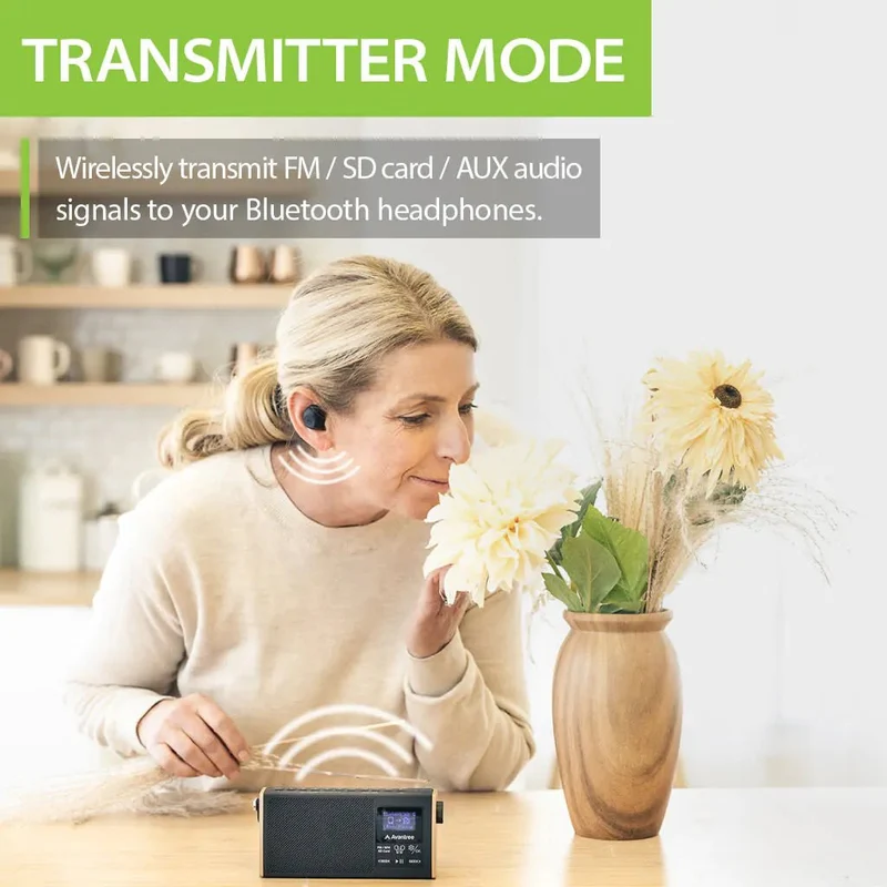Soundbyte T | Portable FM Radio with Bluetooth