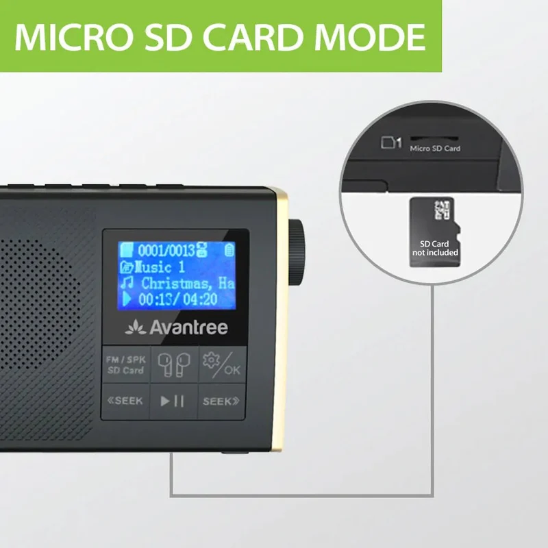 Soundbyte T | Portable FM Radio with Bluetooth