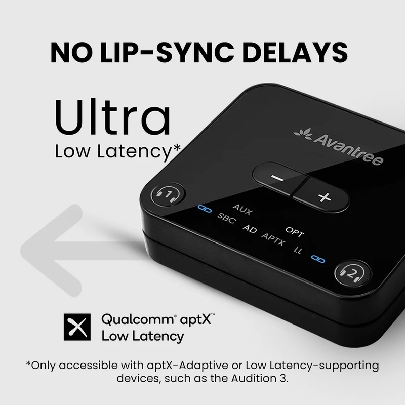 Audikast 3 | Bluetooth Audio Transmitter for TV