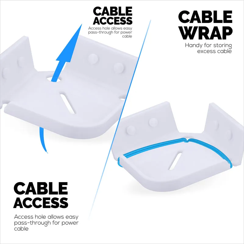 Neigungswinkel-Wandhalterung für Babyphone und Sicherheitskamera, kompatibel mit Wansview, Blink, TP Link, Ring und mehr (CRN04)