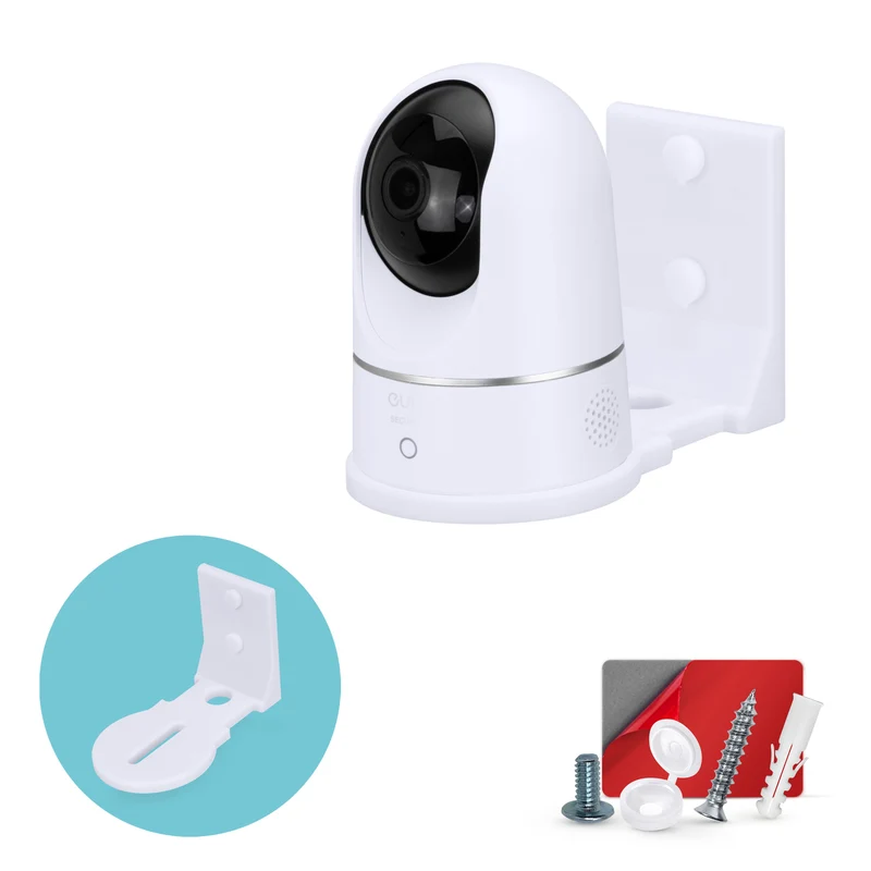 Monitor Bayi Pelekat & Rak Pemegang Dinding Kamera Keselamatan untuk Eufy, Wyze, Nanit, Optik Bayi, Wansview, Blink, TP Link, Kasa, Ring & Lagi W03