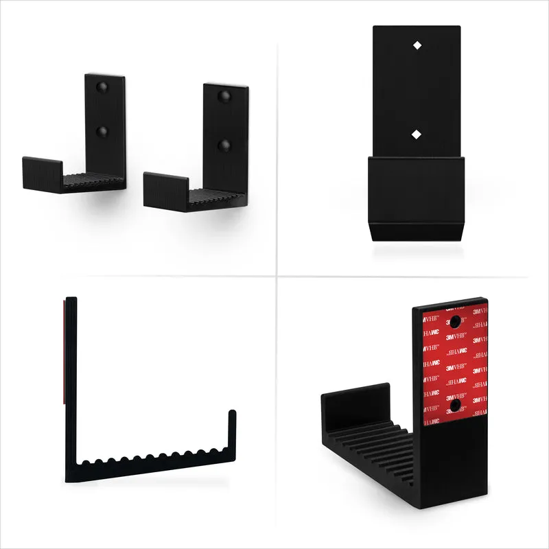 4.5 cm Kabelbox Wandhalterung, selbstklebend und schraubbar, für Router, Laptops, Modem, Mesh-WLAN, Apple TV, Netzwerk-Switch und mehr