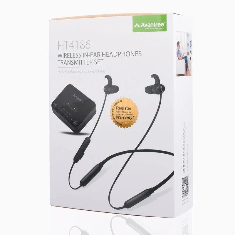 HT4186 | Wireless Headphones Earbuds for TV Watching