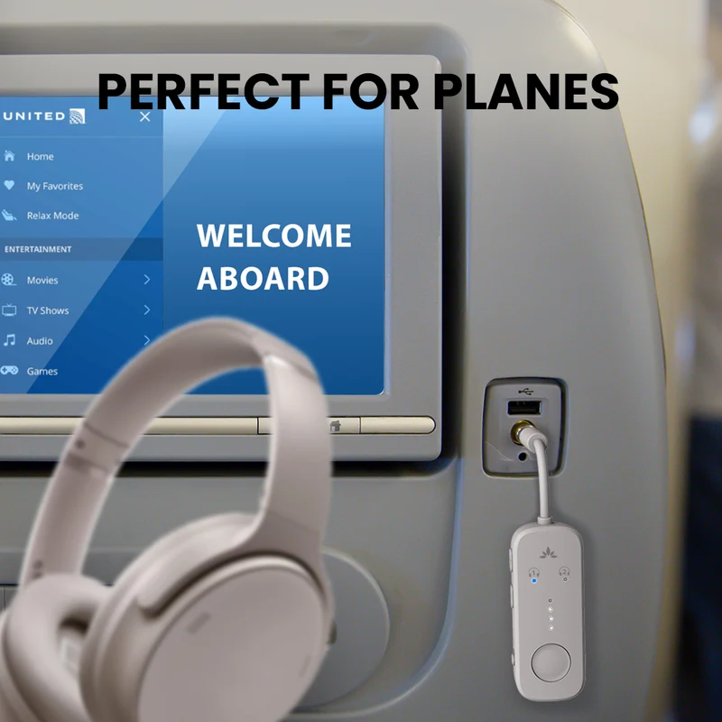 Relay | Airplane Bluetooth Adapter for 2 Headphones