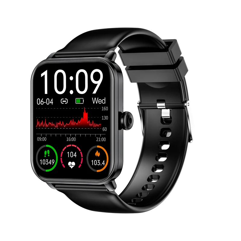 Beafon Watch 102 Schwarz Smartwatch Bluetooth V5.3 IP68