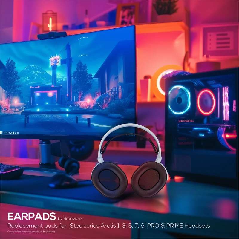 Steelseries Arctis verbesserte Gaming-Ohrpolster mit Kühlgel und Memory-Schaum – entwickelt für die meisten Arctis-Headsets