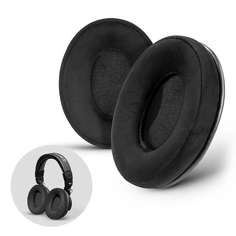 Pad Telinga Gantian ProStock ATH M50X & M Series - Bentuk Rekaan Tersuai dengan Busa Memori - Suede Mikro