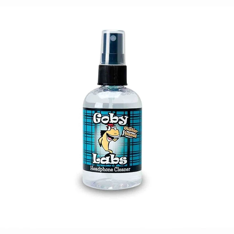 Goby Labs 5-Pack 4 FL OZ Headphone Sanitizing and Cleansing Spray with Cloth