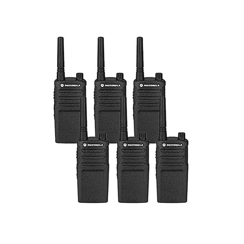 6 Pack of Motorola RMU2040 Two way Radio Walkie Talkies