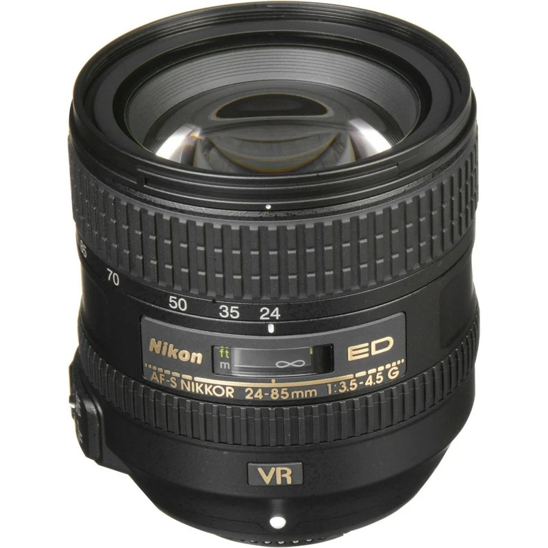 Nikon AF-S NIKKOR 24-85mm f/3.5-4.5G ED VR Lens w/72mm UV Filter Pro Bundle