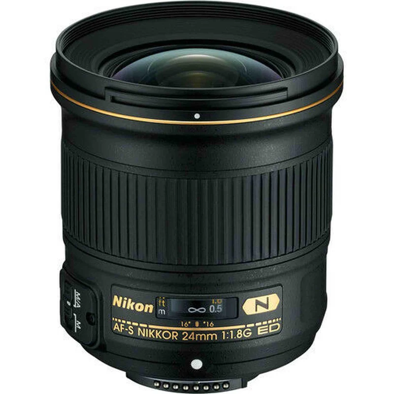 Nikon AF-S NIKKOR 24mm f/1.8G ED Lens + UV Filter & Cleaning Kit Bundle