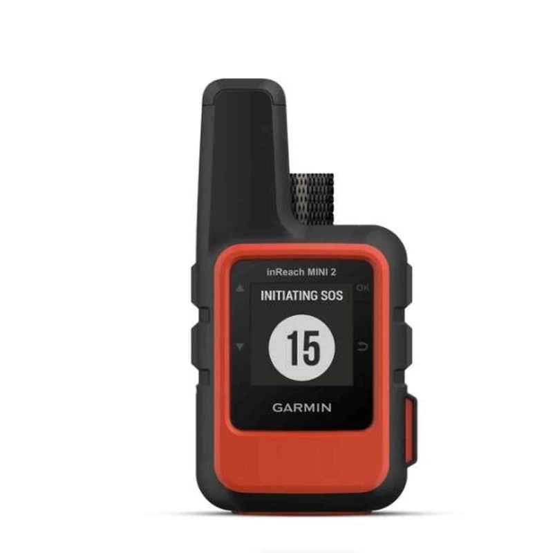 Garmin inReach Mini 2 Satellite Communicator (Flame Red) with Battery Charger