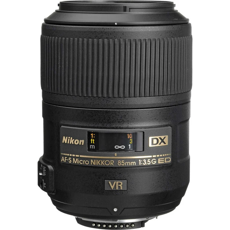 Nikon AF-S DX Micro 85mm f/3.5G ED VR Lens (2190) Intl Model Bundle
