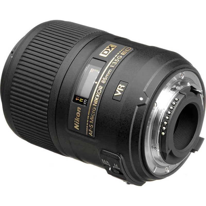 Nikon AF-S DX Micro 85mm f/3.5G ED VR Lens (2190) Intl Model Bundle