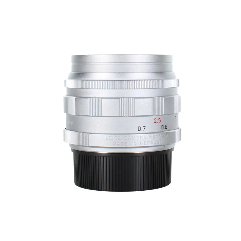 Leica Summilux-M 50mm f/1.4 Lens (Leica M, Silver, 2025 Version)