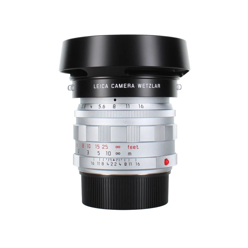 Leica Summilux-M 50mm f/1.4 Lens (Leica M, Silver, 2025 Version)