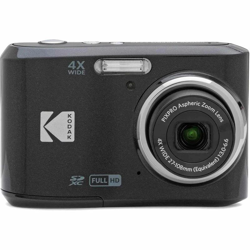 KODAK PIXPRO Friendly Zoom FZ45-BK 16MP Digital Camera with 4X Optical Zoom 27mm Wide Angle and 2.7" LCD Screen -