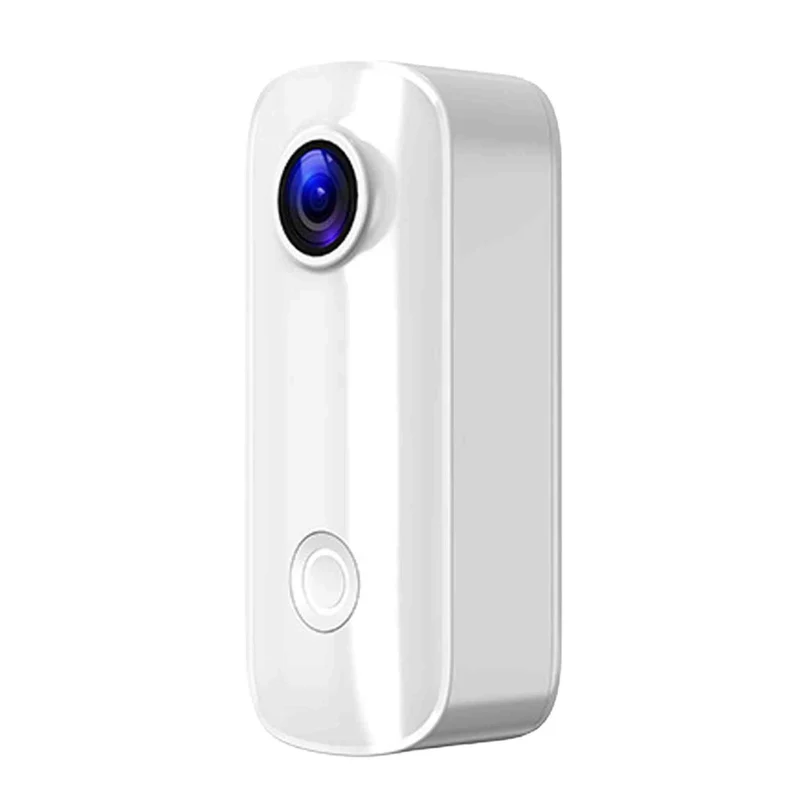 SJCAM C100+ Mini WiFi Action Camera 4K30fps Pocket Sized Wearable Body Camera, Magnetic, APP Control, Underwater Small Vlog Helmet Mount Kits SD Card, Weighs 1oz, 2.4 * 1 * 0.6 inch