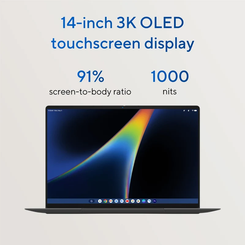 ASUS Googlebook 14" 3K OLED Touch Laptop (Intel Core Ultra 7 - 355)[512GB]