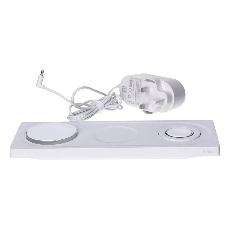 Belkin MagSafe 3 in 1 Wireless Charger, MFi Schnelllade-Reisepad