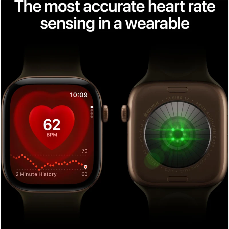 Apple Watch Series 12 42mm Dark Bronze Aluminium Case GPS + Cellular Dark Bronze Milanese Loop