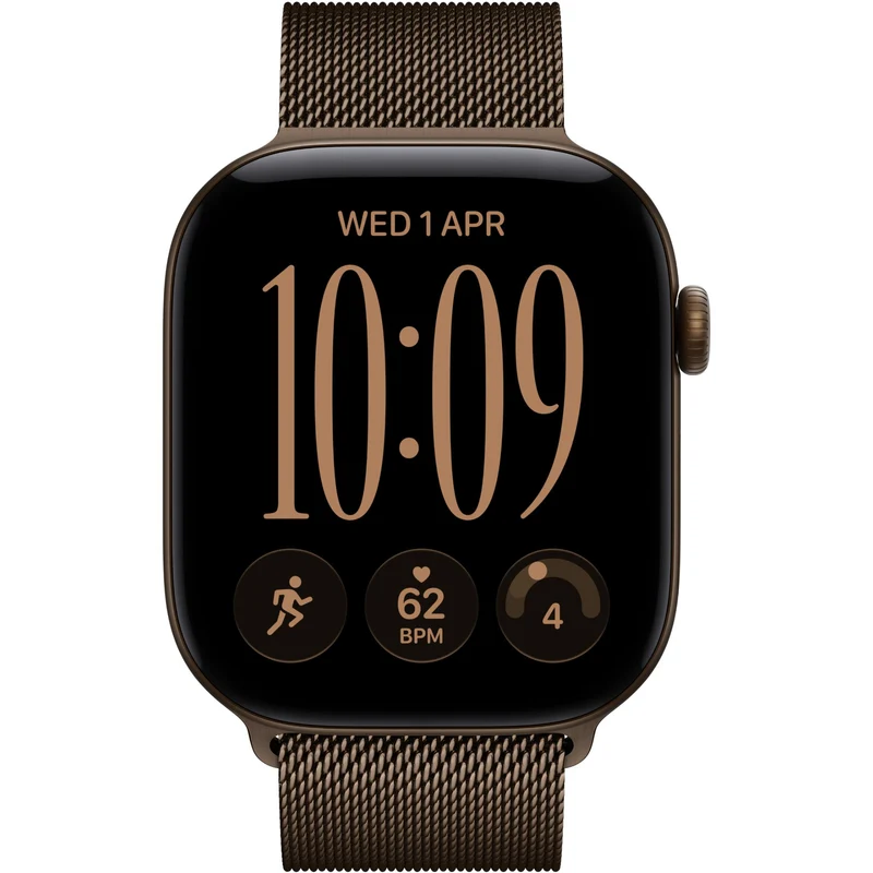 Apple Watch Series 12 46mm Dark Bronze Aluminium Case GPS + Cellular Dark Bronze Milanese Loop (M/L)