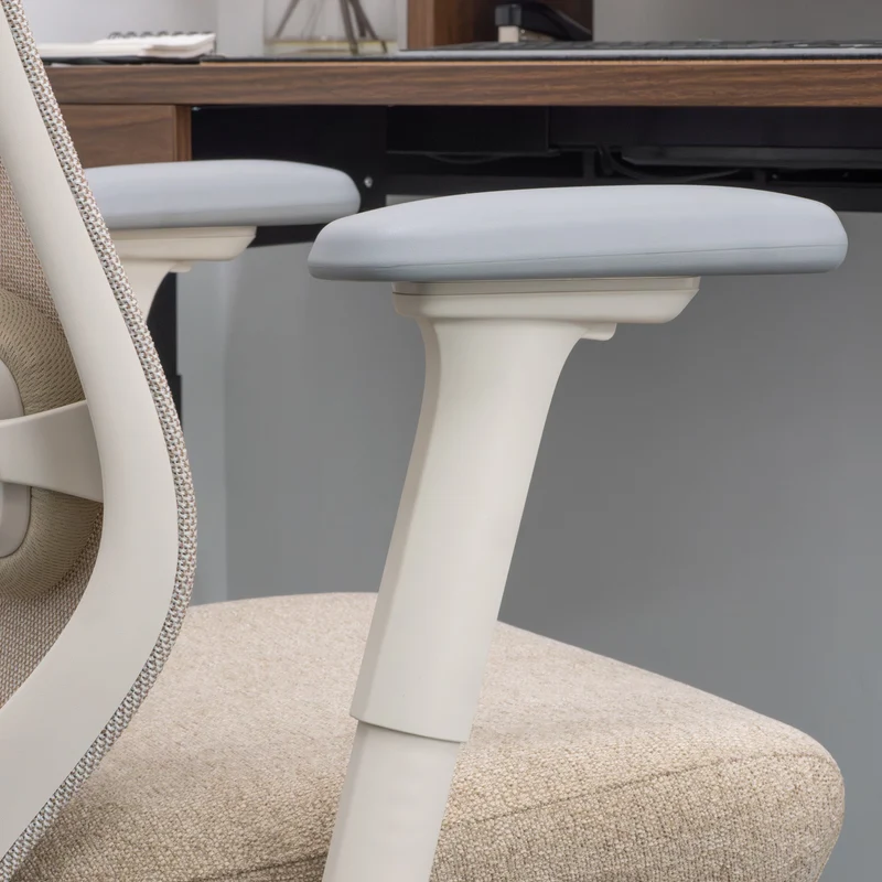 Desky CoilFlex Ergonomic Office Chair - Peach / Headrest