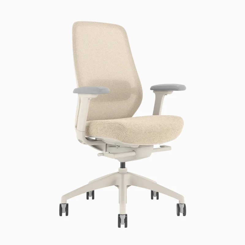 Desky CoilFlex Ergonomic Office Chair - Peach / Headrest