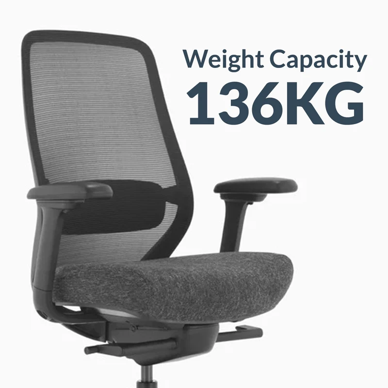 Desky CoilFlex Ergonomic Office Chair - Peach / No Headrest