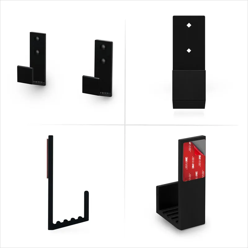 1.5-Zoll-Kabelbox-Wandhalterung, für Router, Laptops, Modem, Mesh-WLAN, Apple TV, Netzwerk-Switch und mehr, für Geräte mit einer Breite von bis zu 1.5 Zoll / 38 mm, selbstklebend und schraubbar