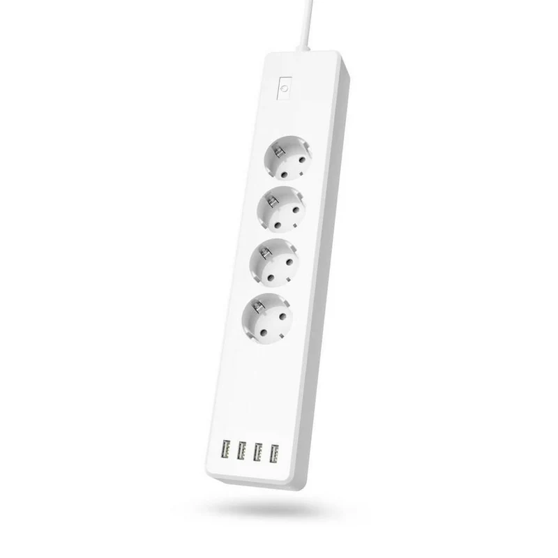 HAMA WLAN-Steckdosenleiste 4-fach, Smart Home, 4xUSB