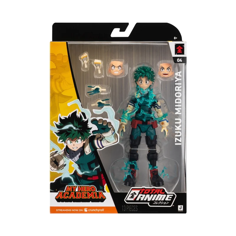 Izuku Midoriya Anime-Sammelfigur, 12 Teile, mehrfarbig