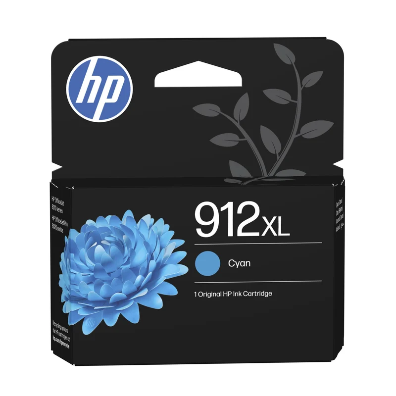 HP 912XL Cyan Original Druckerpatrone, hohe Reichweite