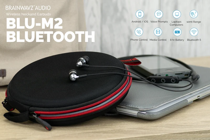 Drahtlose Bluetooth-Kopfhörer BLU-M2
