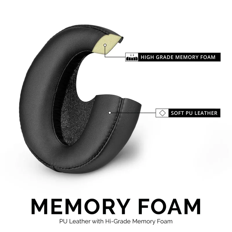 Pad Telinga Gantian Sony MDR-XB950BT - Sesuai untuk Fon Kepala siri XB yang lain
