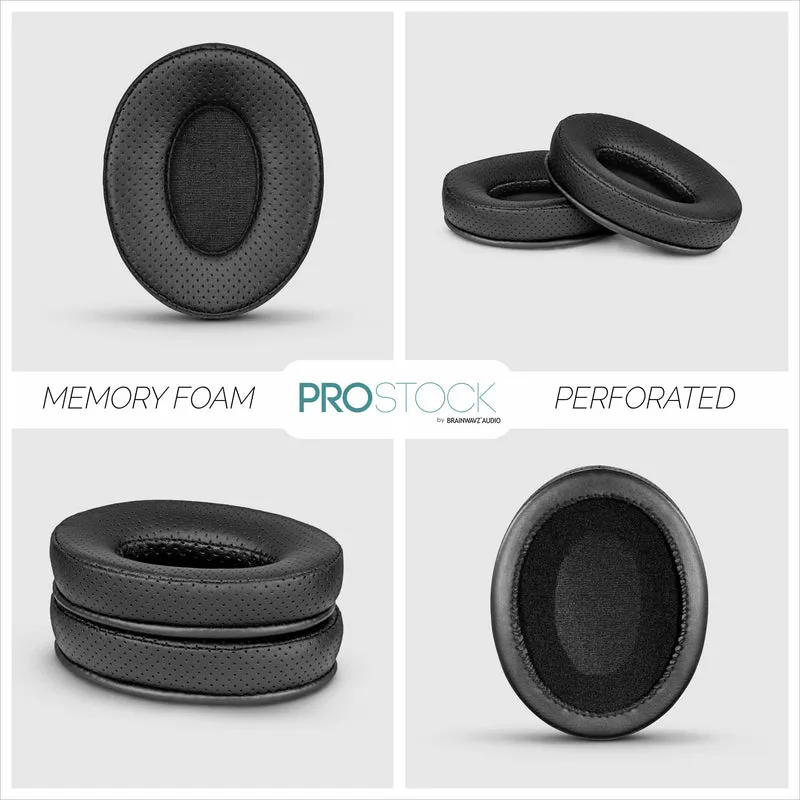 Pad Telinga Gantian ProStock ATH M50X & M Series - Bentuk Rekaan Tersuai dengan Busa Memori - Berlubang