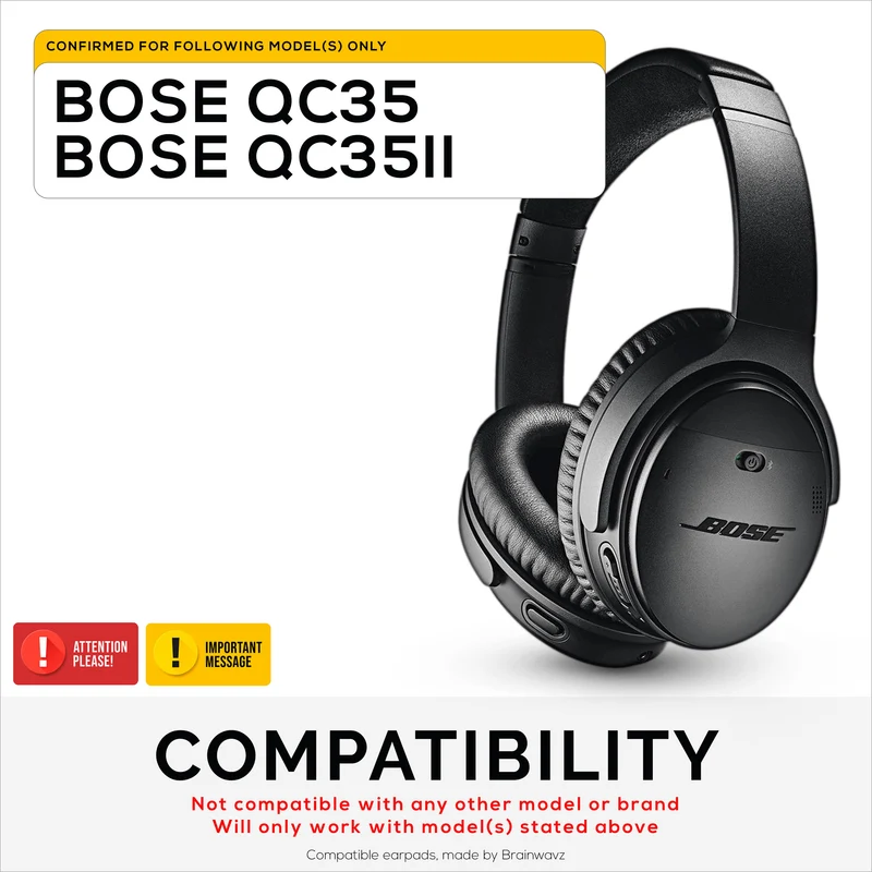 Pad Telinga Pengganti Premium BOSE QC35 & QC35ii