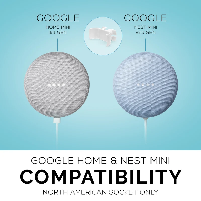 Google Nest Home Mini - Steckdosenhalterung