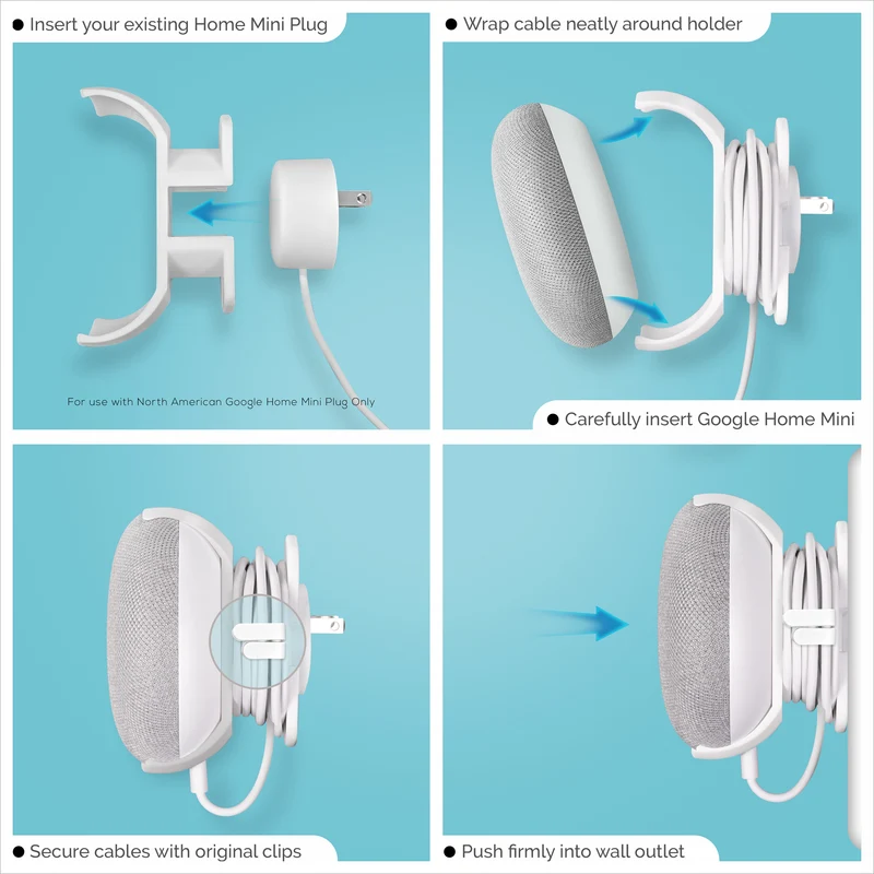 Google Nest Home Mini - Steckdosenhalterung