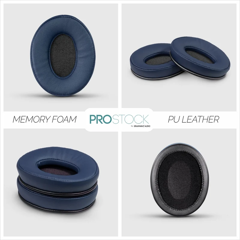 Pad Telinga Gantian ProStock ATH M50X & M Series - Bentuk Rekaan Tersuai dengan Busa Memori - PU