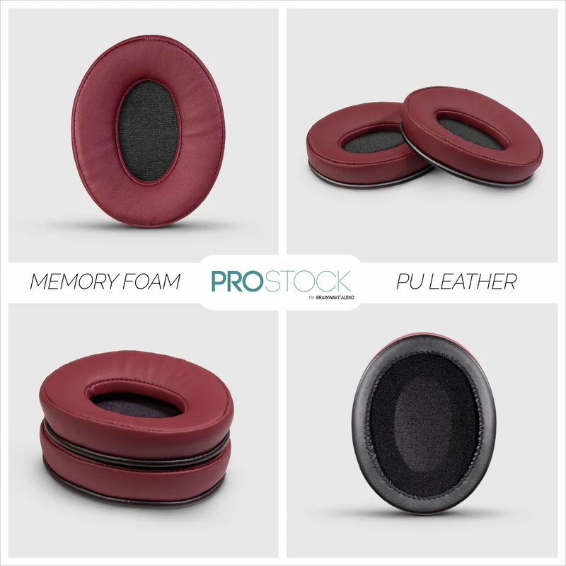 Pad Telinga Gantian ProStock ATH M50X & M Series - Bentuk Rekaan Tersuai dengan Busa Memori - PU