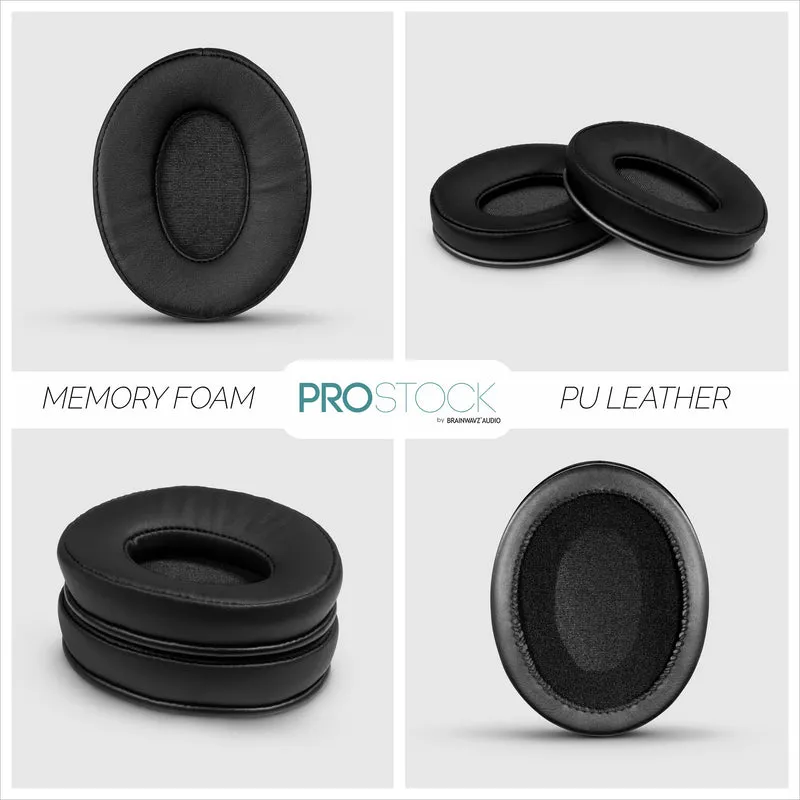 Pad Telinga Gantian ProStock ATH M50X & M Series - Bentuk Rekaan Tersuai dengan Busa Memori - PU