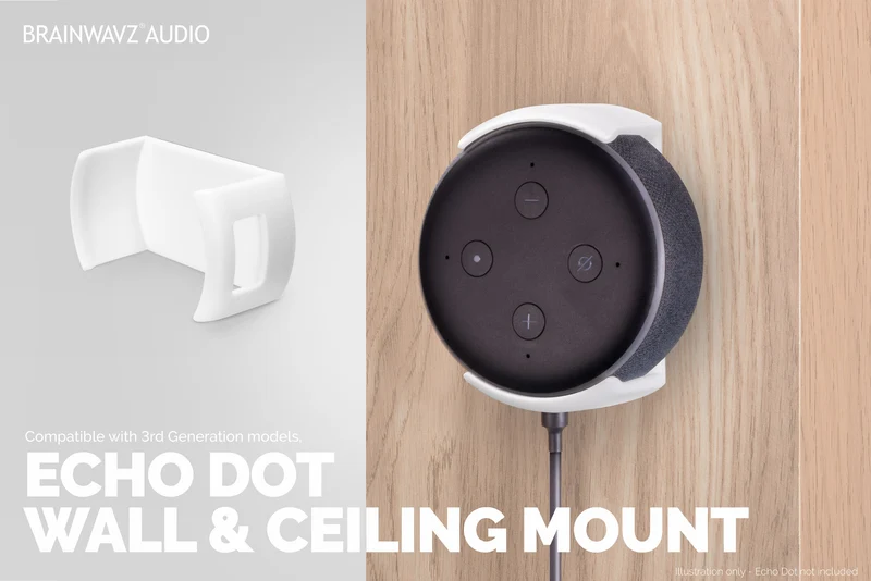 Echo Dot Wall dan Lekap Pelekat Siling