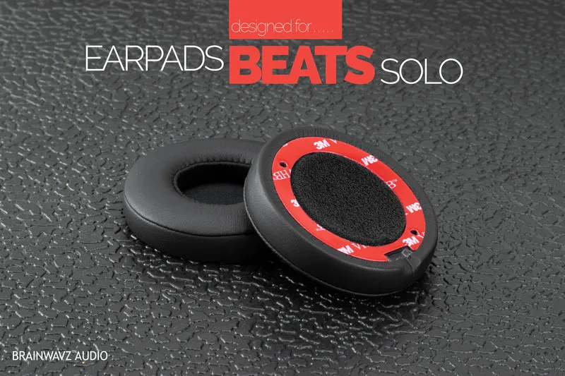Pad Telinga Ganti Premium BEATS Solo untuk Fon Kepala
