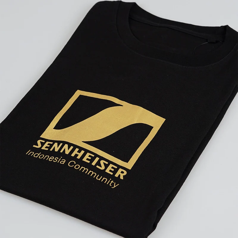 SENNHEISER T-Shirt Black Gold