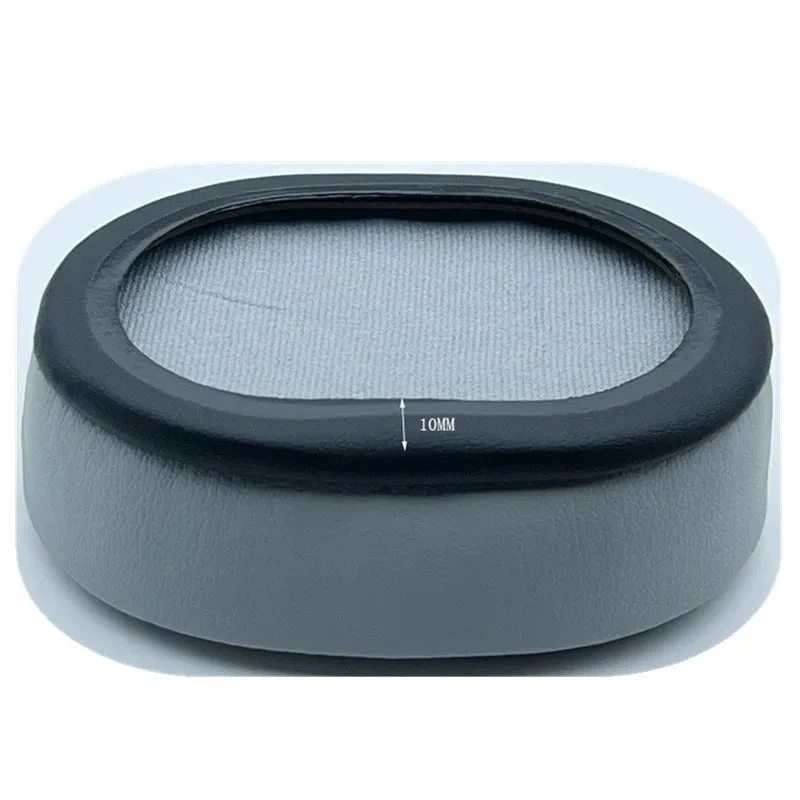 Oval Universal Ear Pads 100x80mm PU Leather Replacement Headphone Cushions