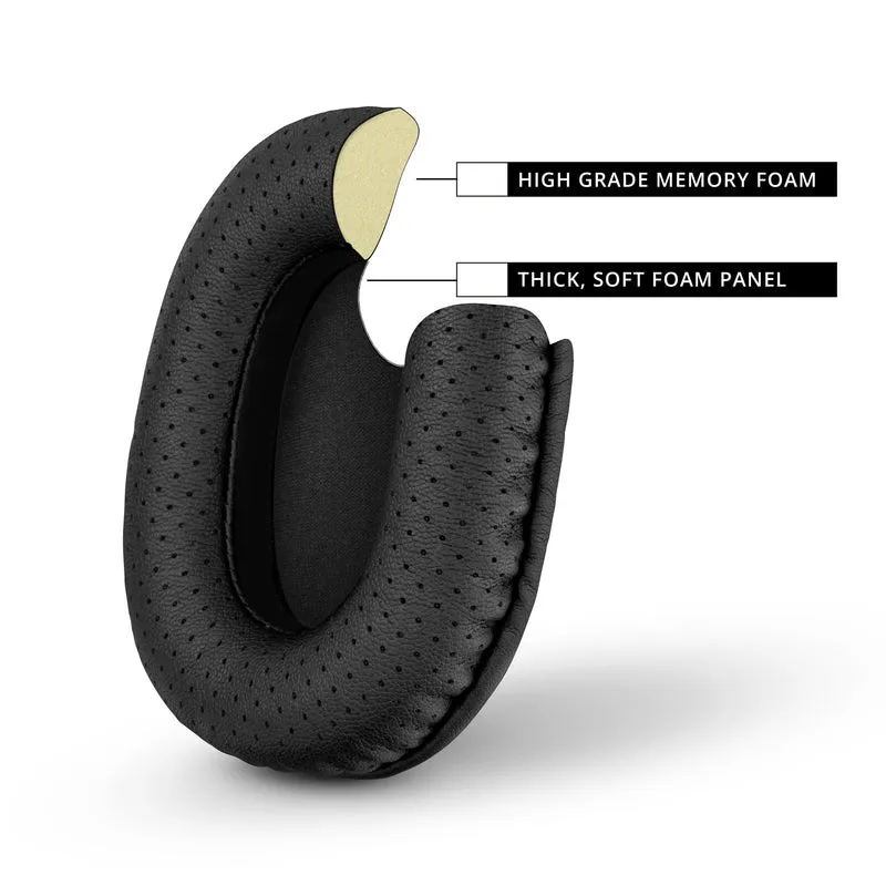 Pad Telinga Gantian SONY MDR-7506 Berlubang Juga Sesuai untuk Fon Kepala V6, CD900ST (PERF)