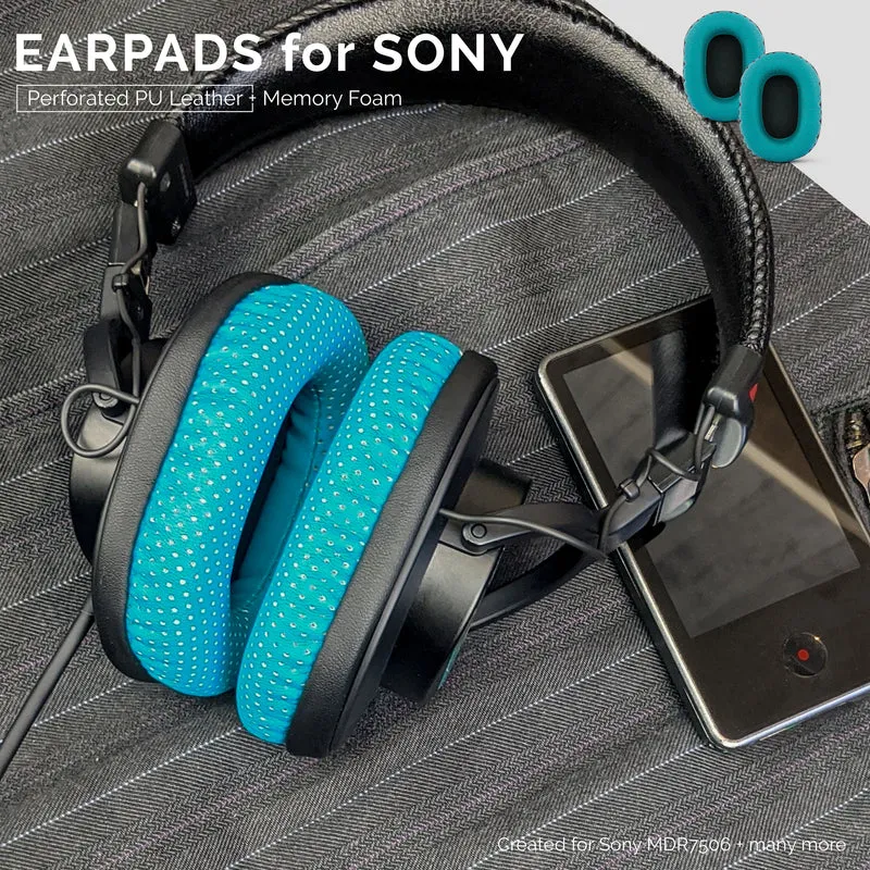 Pad Telinga Gantian SONY MDR-7506 Berlubang Juga Sesuai untuk Fon Kepala V6, CD900ST (PERF)